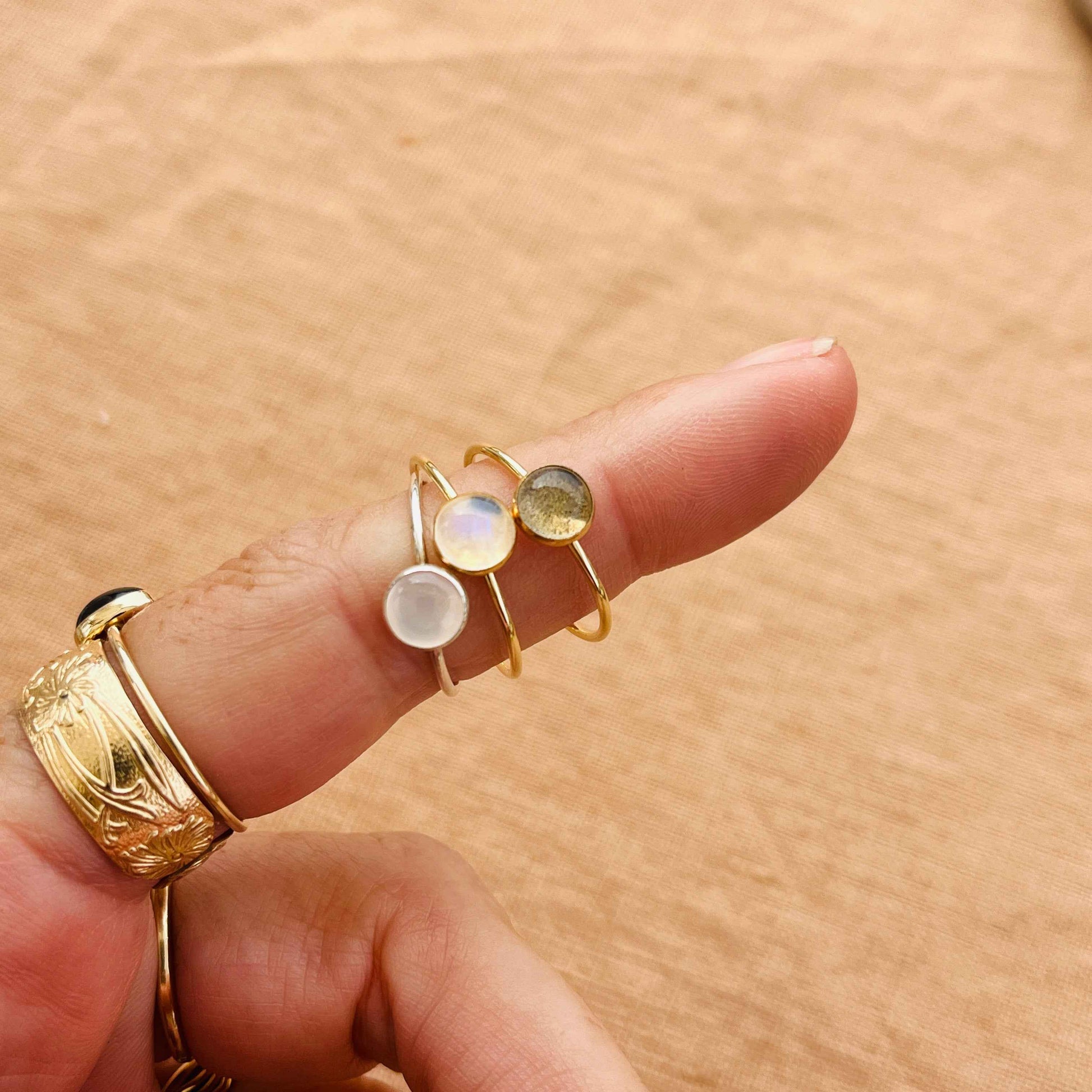 LARGE GEMSTONE RING