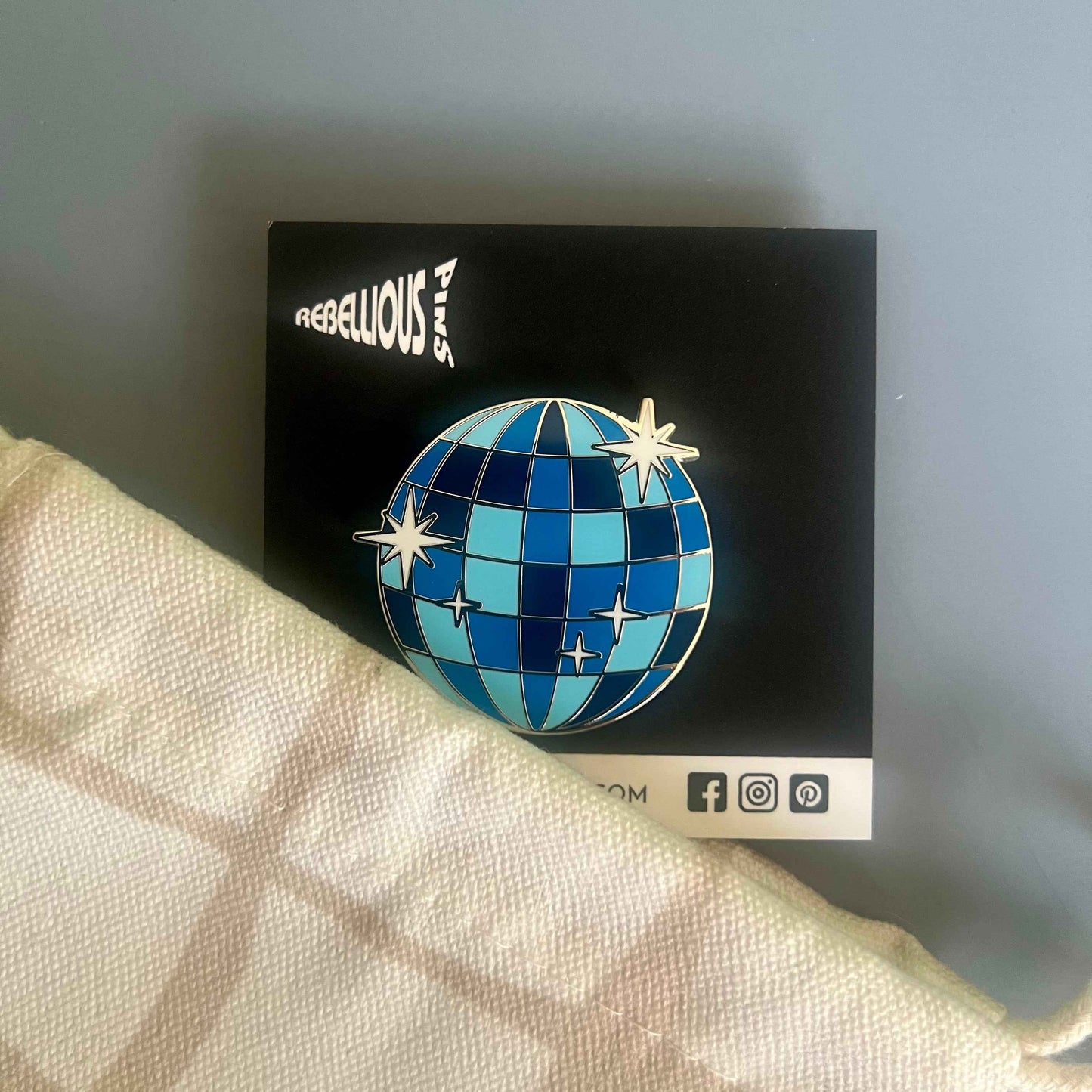 Denim Disco Ball