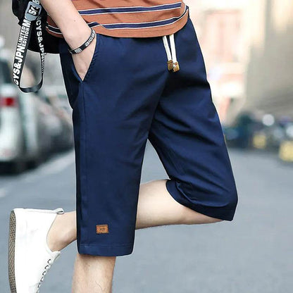 Casual Cotton Loose-Fit Five-Point Sports Pants - Solstik