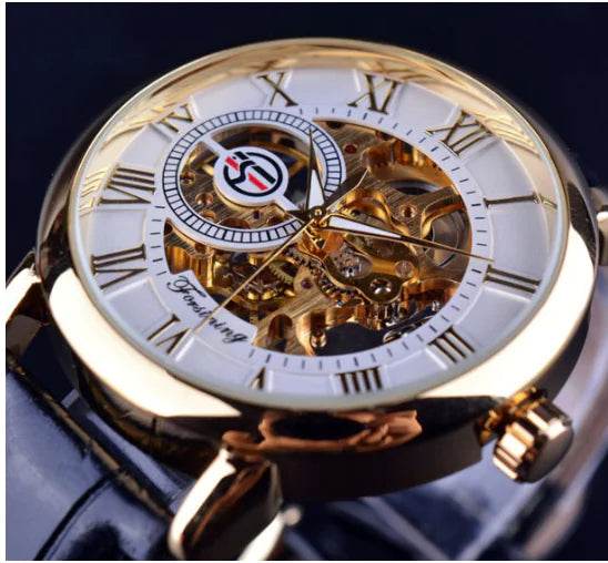 Gent's Precision Crafted Skeleton Watch - Solstik