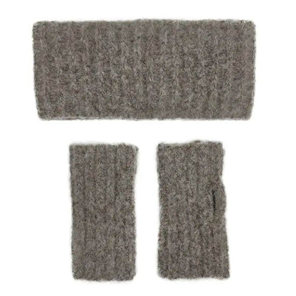 Autumn Ribbed Alpaca Ear Warmer - Solstik