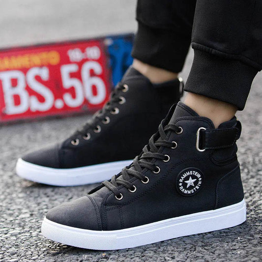 Urban High-Top Men's Sneakers - British Street Styles - Solstik