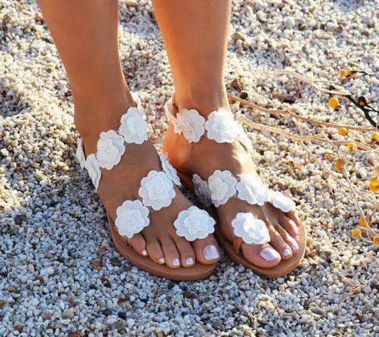 Plus Size Flat-Bottomed Women's Fashion Sandals - Solstik