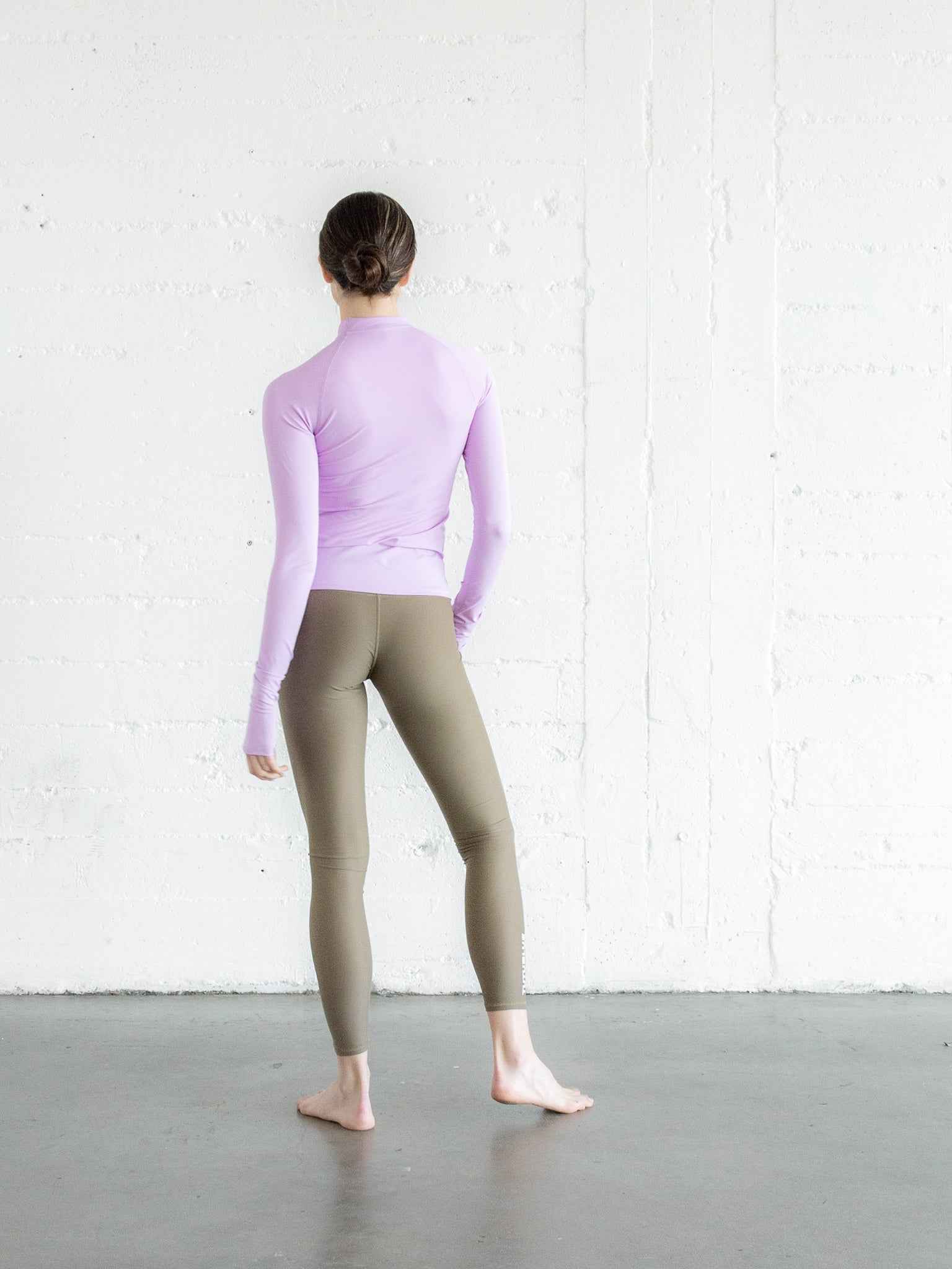 Women's UPF 50+ Sun Protective Swim Leggings - Cappucino