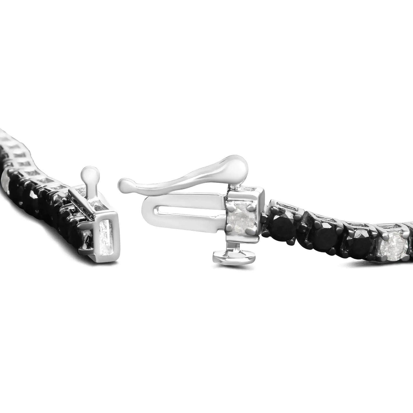 .925 Sterling Silver Diamond Harmony Bracelet 7.25" - Solstik