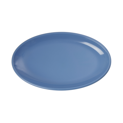 Medium Melamine Serving Dish - Dusty Blue