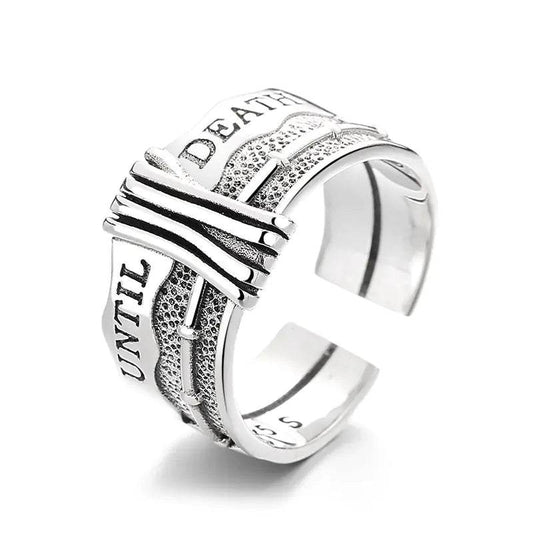 S925 Antique Finish Silver Ring - Solstik