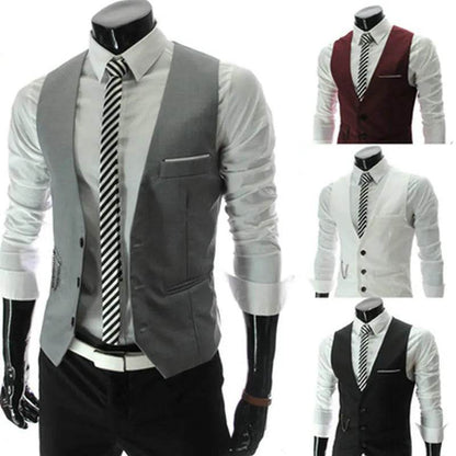 Men's Slim Fit Business Casual Vest - Solstik