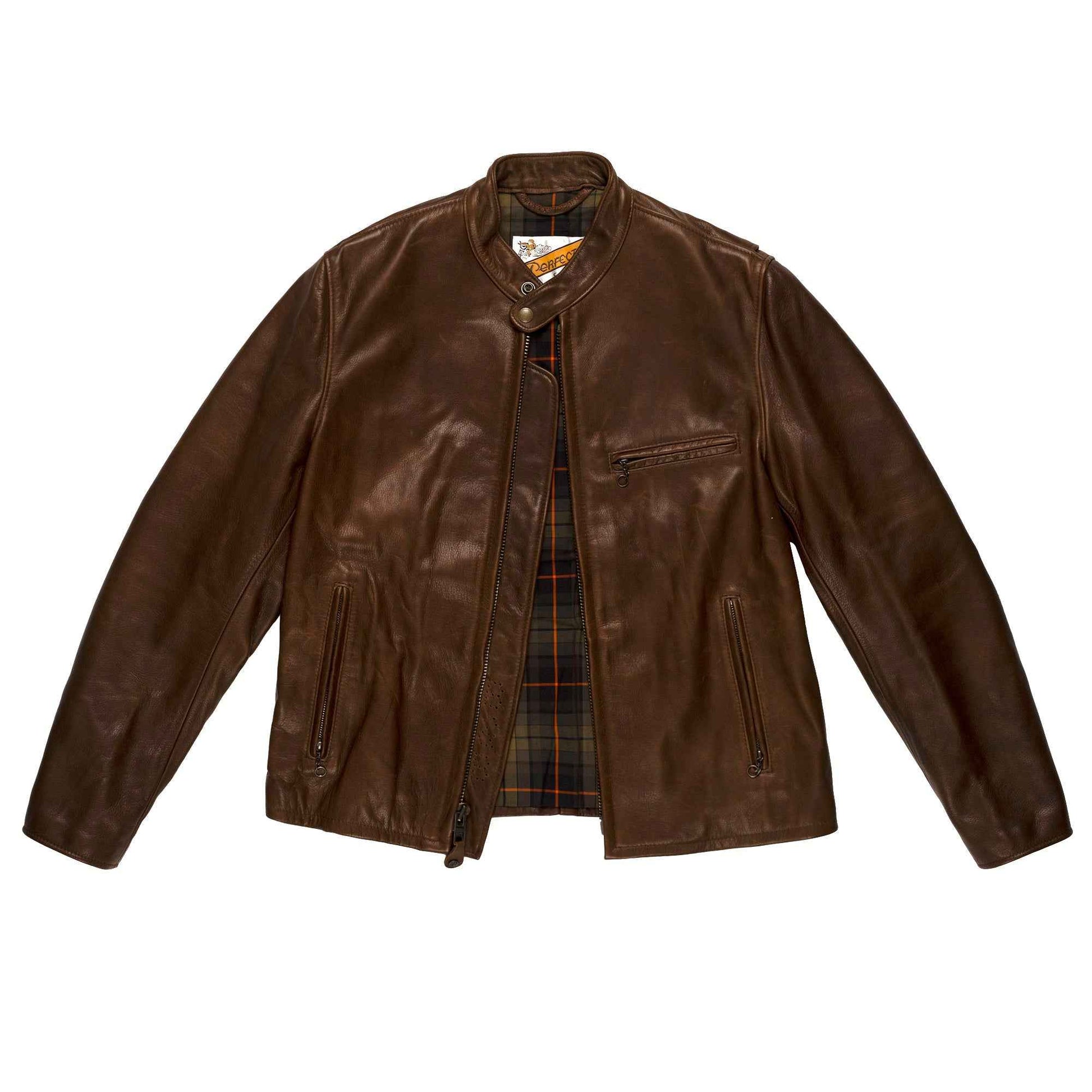 Schott x Ball and Buck Perfecto Leather Jacket
