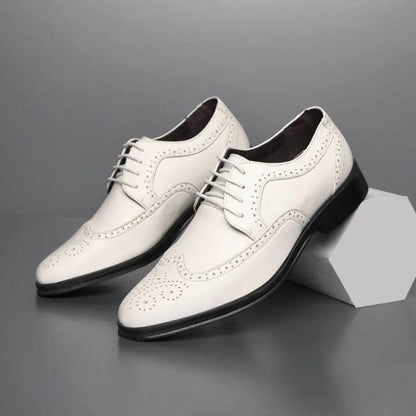 New Men's Business Brogue Shoes - Breathable Style - Solstik