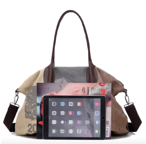 Duck Print Tote Style Handbag - Solstik