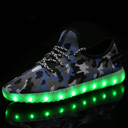 GlowStride LED Sneakers for All - Solstik