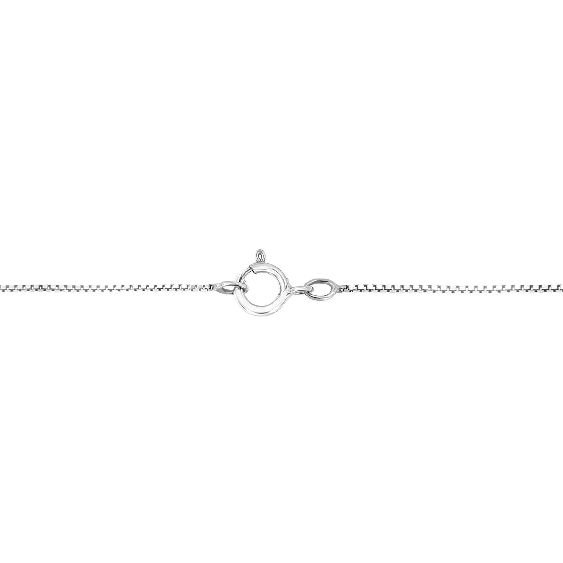 .925 Silver Diamond Heart 18" Pendant Necklace - Solstik
