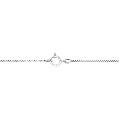.925 Silver Diamond Heart 18" Pendant Necklace - Solstik