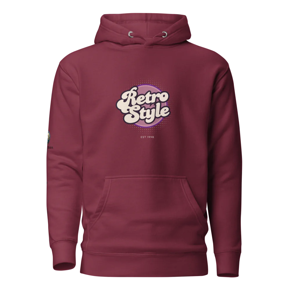 Twisted Bones Retro Style Graphic Cotton Premium Hoodie