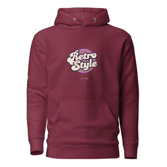 Twisted Bones Retro Style Graphic Cotton Premium Hoodie
