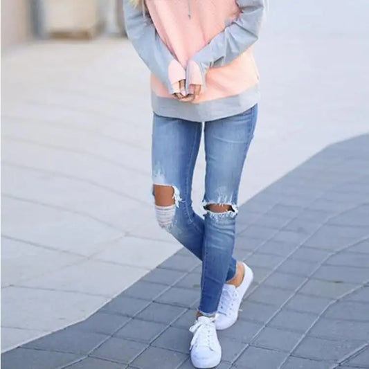 Gretta Ripped Tassel Women's Jeans