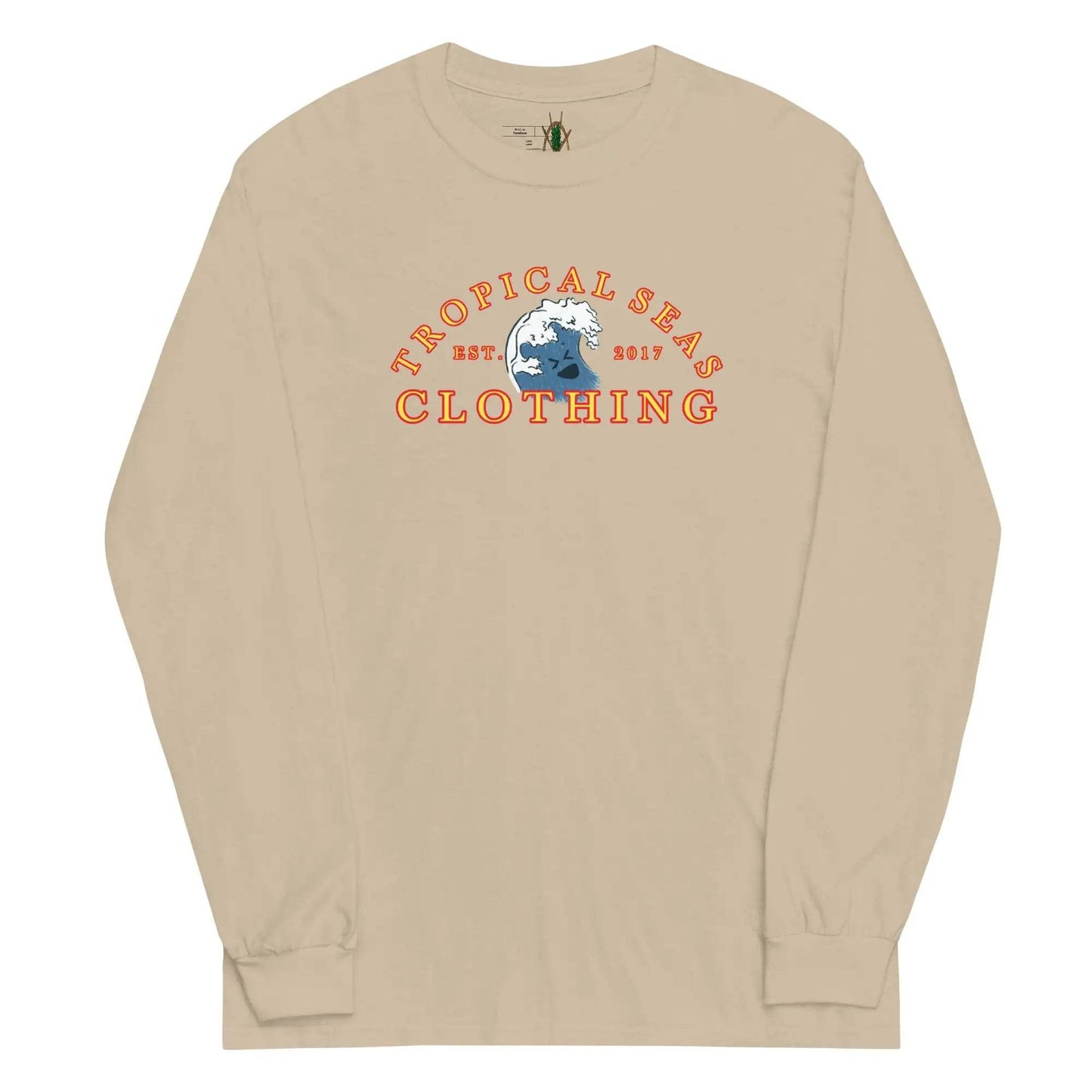 Men's Tropical Wave Long Sleeve Shirt - Solstik