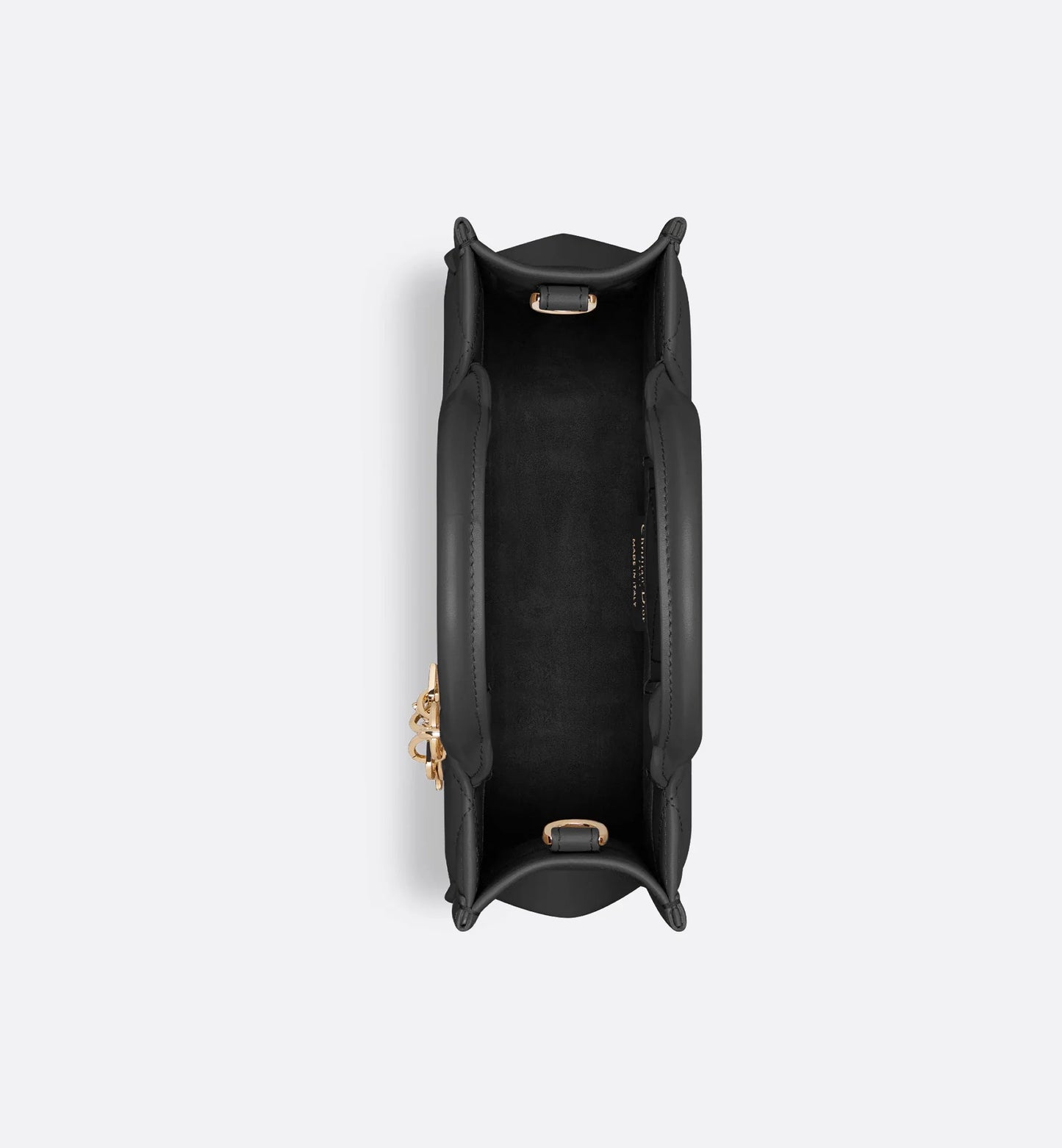 Mini Book Tote Black Macrocannage Calfskin