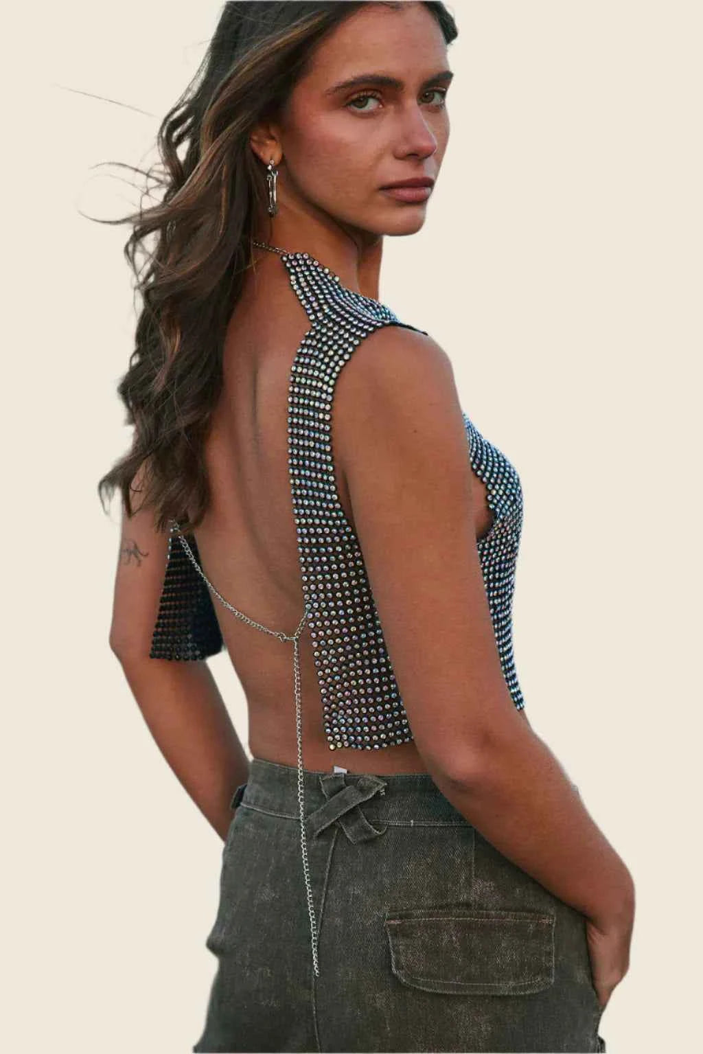 Bijou Rhinestone Tank