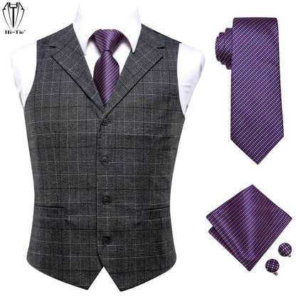 Classic Silk Business Vest for Men - Solstik