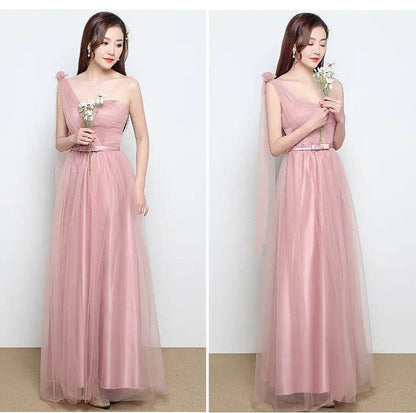 2018 New Style Bridesmaid Dress - Long One-Shoulder - Solstik