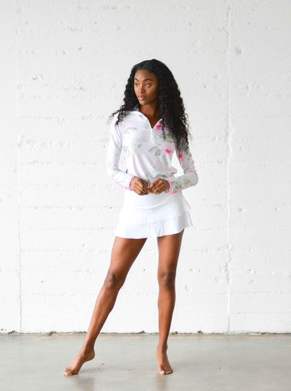 Women's Swim Skort - White
