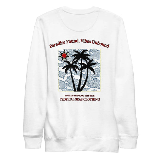 Cozy Sunset Palms Pullover - Solstik