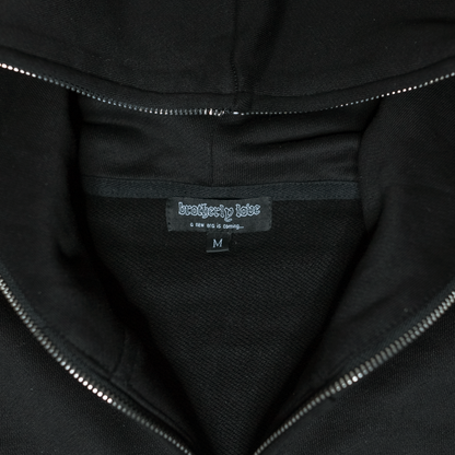 BL WEBSTAR FULL ZIP HOODIE (BLACK/WHITE)