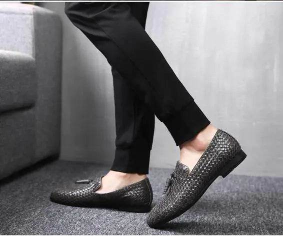 Elegant Fringed Men's Shoes - British Cut - Solstik