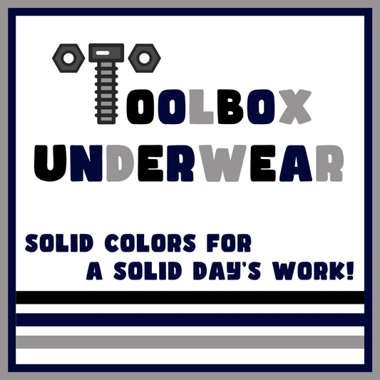 Toolbox Underwear - The Classic Solid Briefs - Navy