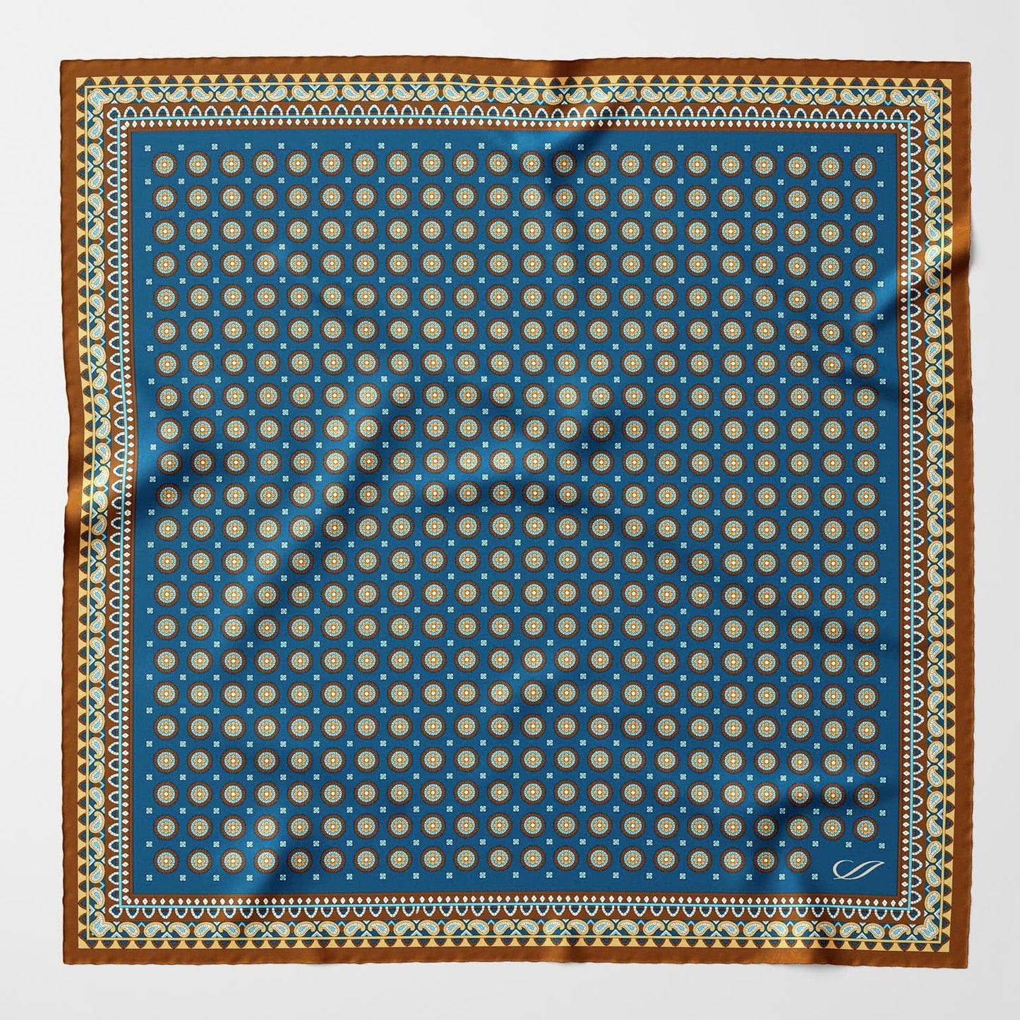Toscana - Silk Neckerchief - Prussian Blue - Solstik