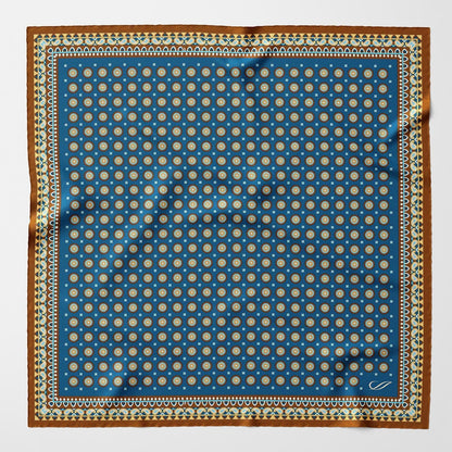 Toscana - Silk Neckerchief - Prussian Blue - Solstik
