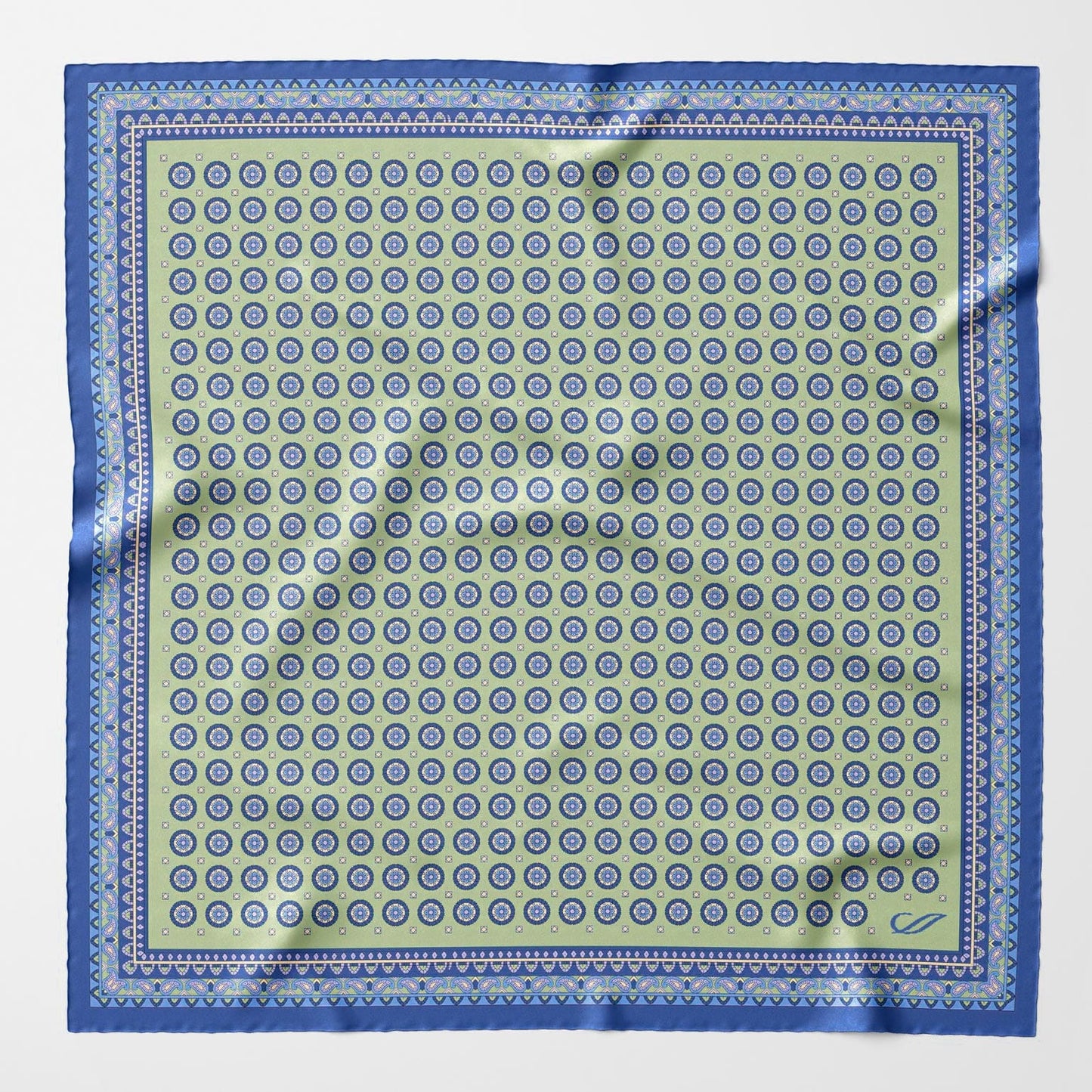 Toscana - Silk Neckerchief - Pistachio - Solstik