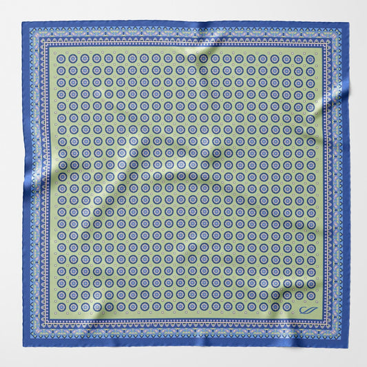 Toscana - Silk Neckerchief - Pistachio - Solstik