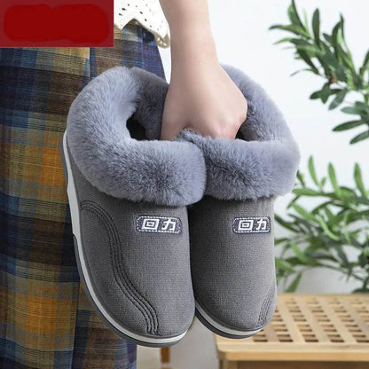 Women's Anti-Slip Cotton Slippers for Home Use - Solstik