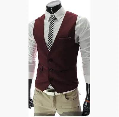 Men's Slim Fit Business Casual Vest - Solstik