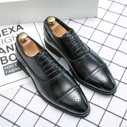 Men's Elegant Business Casual Leather Shoes - Solstik