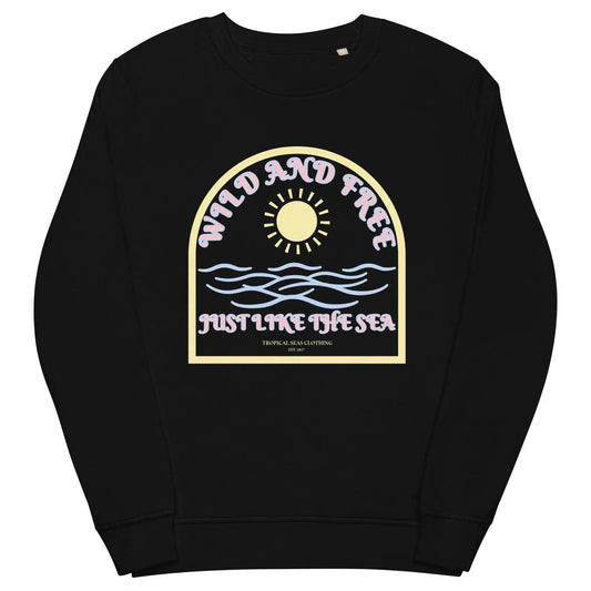 Women's Wild and Free organic sweatshirt - Solstik