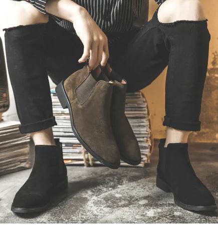 Men's Premium Cowhide Chelsea Boots - Solstik
