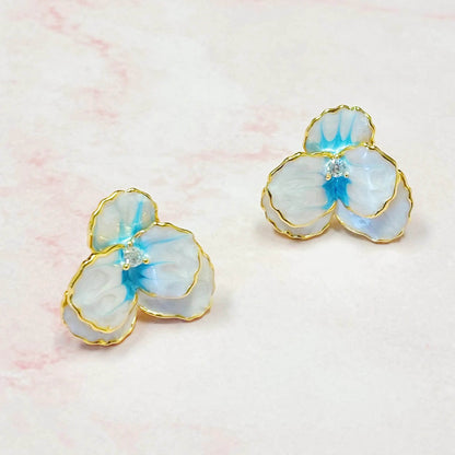 Noble Bloom Flower Earrings - Solstik