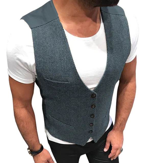 Cashmere/ Wool Blend Business/ Casual Luxury Vest - Solstik
