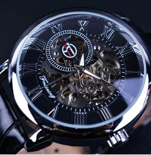 Gent's Precision Crafted Skeleton Watch - Solstik