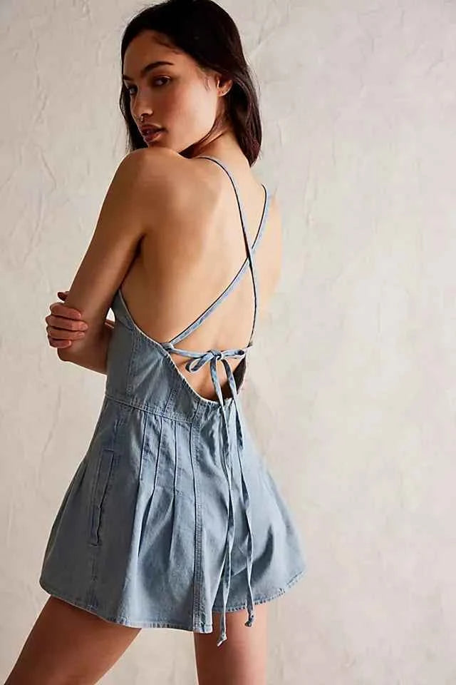 Dazed Denim Romper