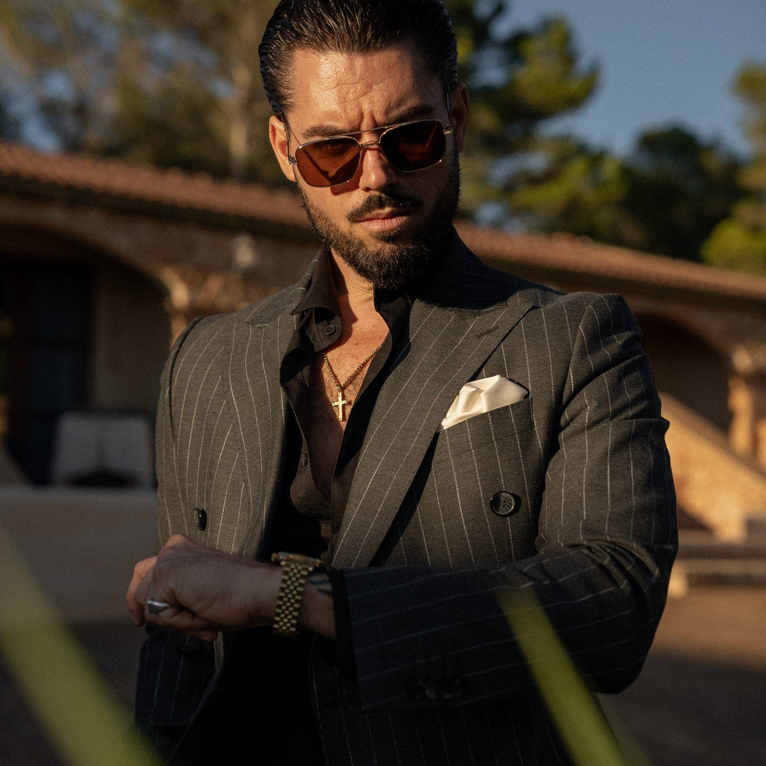 Montecristo - Silk Pocket Square - Solstik