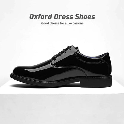 Marc Men's Black Oxford Dress Shoes Lace-up Size 8.5 - Solstik