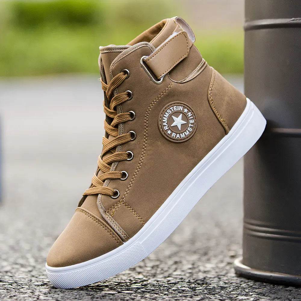 Urban High-Top Men's Sneakers - British Street Styles - Solstik