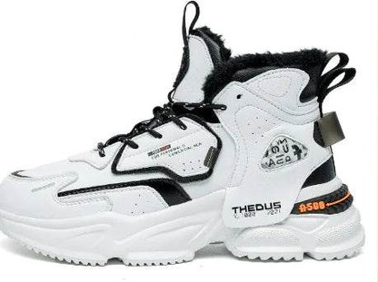 Men's High-Top Sneakers - Hip Hop Casual Style - Solstik