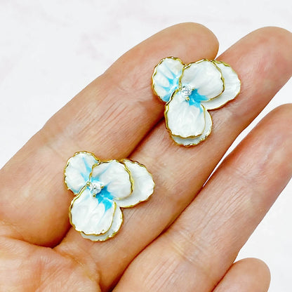 Noble Bloom Flower Earrings - Solstik