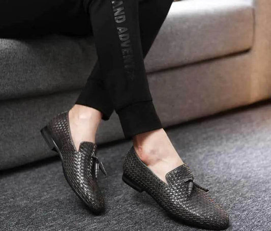 Elegant Fringed Men's Shoes - British Cut - Solstik